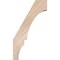 Ekena Millwork 5 1/2"W x 16"D x 28"H Balboa Smooth Knee Brace, Douglas Fir BRC06X16X28BOA00SDF - alternate 2